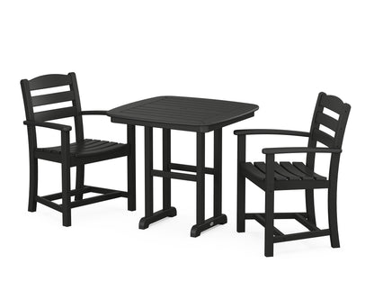 POLYWOOD® La Casa Café 3-Piece Dining Set in Black