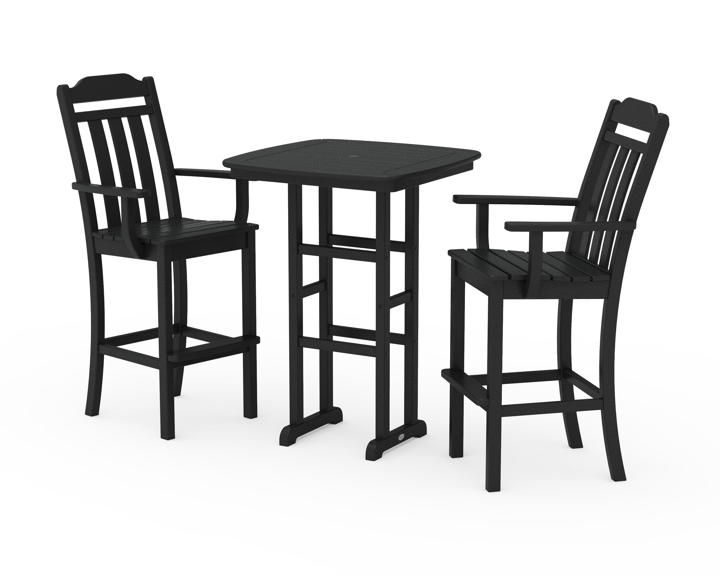 Country Living Cottage 3-Piece Bar Set in Black
