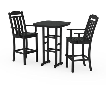 Country Living Cottage 3-Piece Bar Set in Black