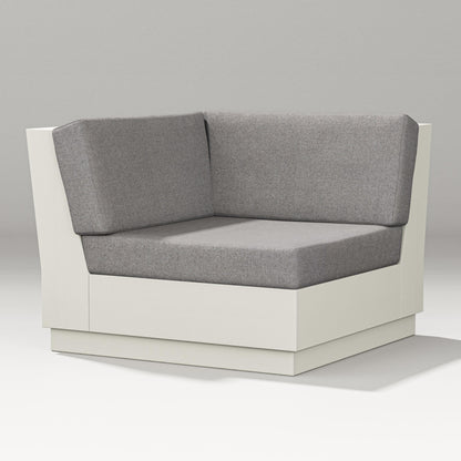 PW Designer Series Elevate Modular Corner Chair in Vintage White / Grey Mist