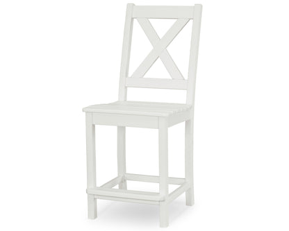 POLYWOOD® Braxton Counter Side Chair in White
