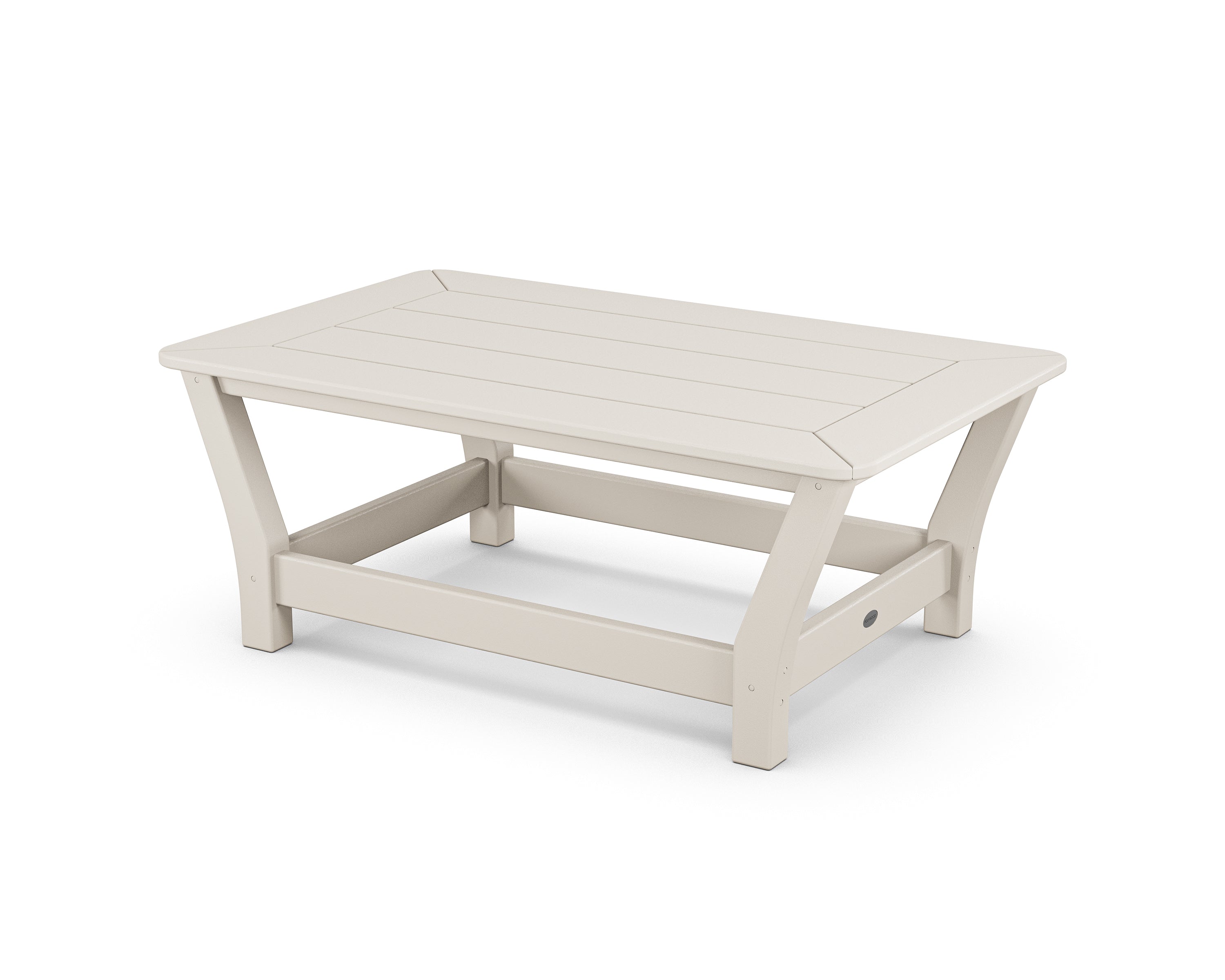 POLYWOOD® Harbour Slat Coffee Table in Sand