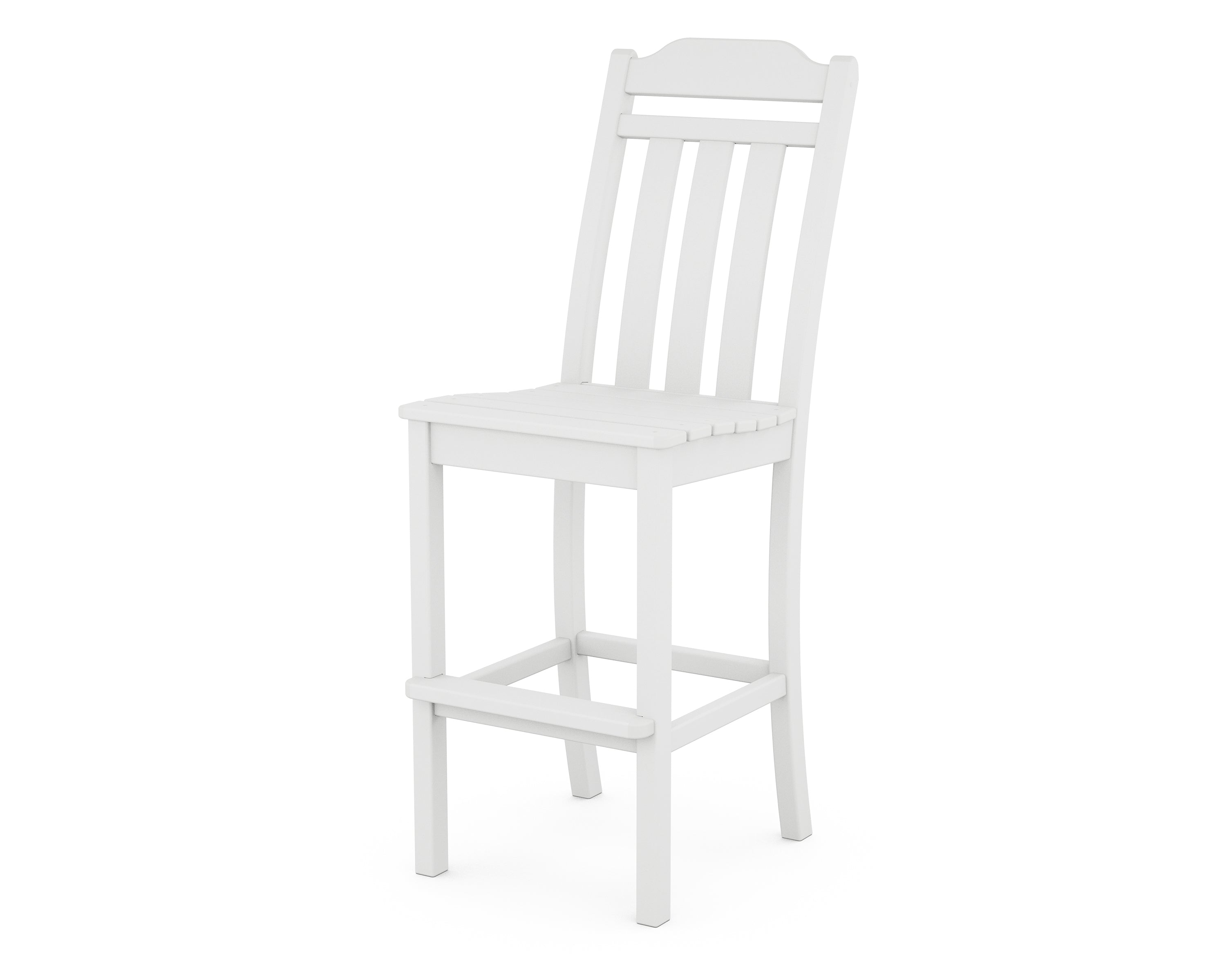 Country Living Cottage Bar Side Chair in White