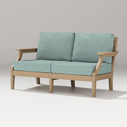 PW Designer Series Estate Loveseat in Vintage Sahara / Glacier Spa