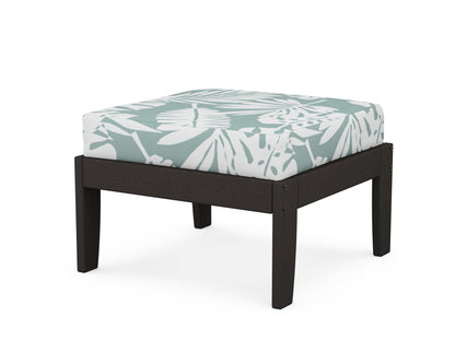 Unbranded Modular Ottoman - Classic in Vintage Coffee / Leaf Glacier Spa