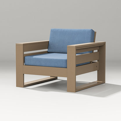 PW Designer Series Latitude Lounge Chair in Vintage Sahara / Sky Blue
