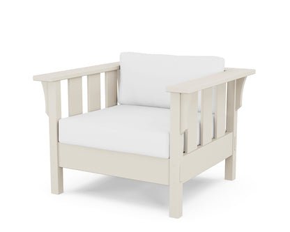 Martha Stewart by POLYWOOD® Acadia Deep Seating Chair in Sand / Natural