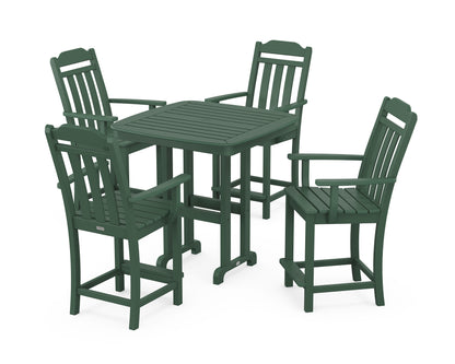 Country Living Cottage 5-Piece Counter Set in Green