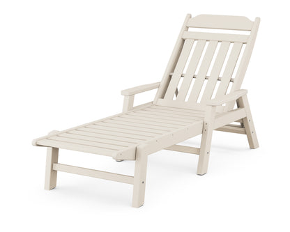 Country Living Cottage Chaise with Arms in Sand