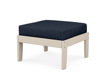 Unbranded Modular Ottoman - Classic in Sand / Marine Indigo