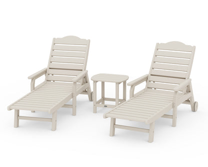 Draper James™ by  POLYWOOD® 3-Piece Savannah Chaise Lounge Set in Sand