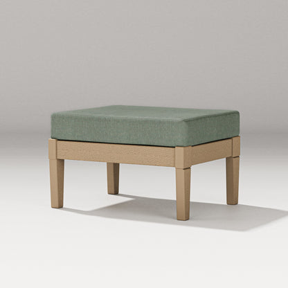 PW Designer Series Estate Lounge Ottoman in Vintage Sahara / Cast Sage