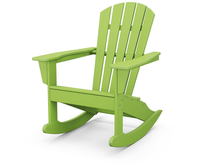 POLYWOOD® Palm Coast Adirondack Rocking Chair in Lime