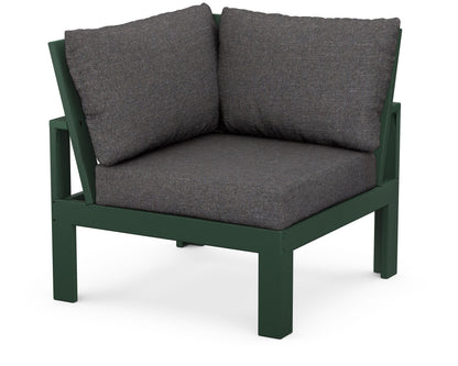Unbranded Modular Corner Chair in Green / Ash Charcoal