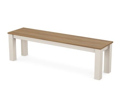 POLYWOOD® Parsons 60" Bench in Sand / Natural