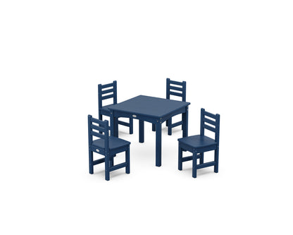 POLYWOOD® Lakeside Toddler 5-Piece Dining Set in Navy