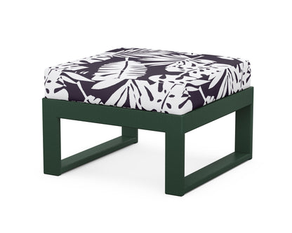 Unbranded Modular Ottoman - Modern in Green / Leaf Navy