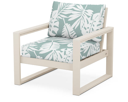 POLYWOOD® EDGE Club Chair in Sand / Leaf Glacier Spa