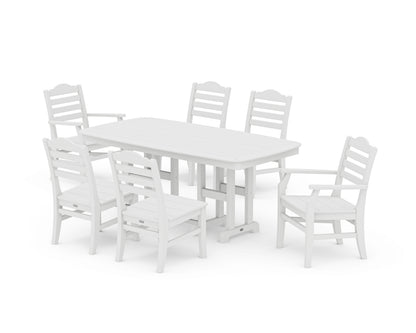 POLYWOOD® Savannah 7-Piece Dining Set in White