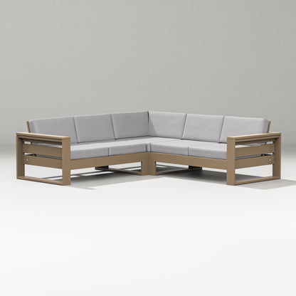 PW Designer Series Latitude Corner Sectional in Vintage Sahara / Granite