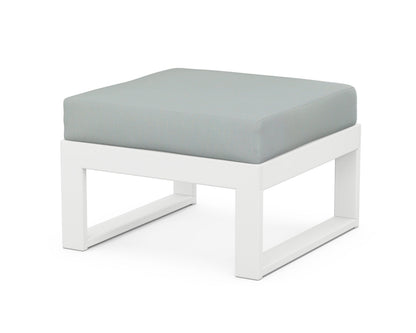 Unbranded Modular Ottoman - Modern in White / Spa