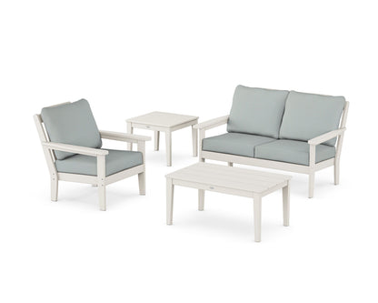 Country Living Wovendale 4-Piece Deep Seating Set in Sand / Spa