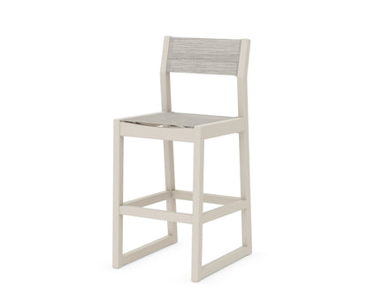 POLYWOOD® EDGE Sling Bar Side Chair in Sand / Birch Sling