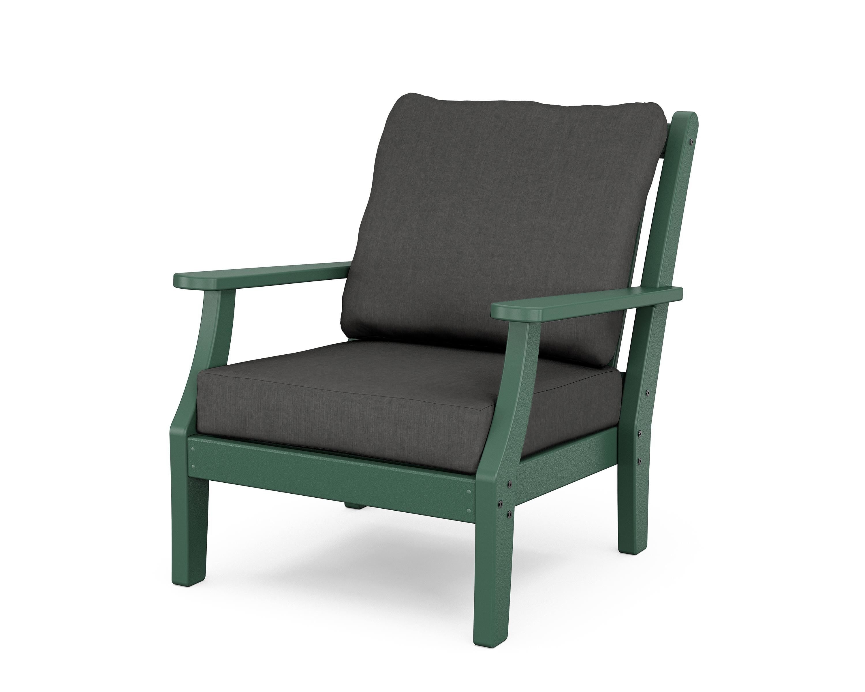 Country Living Wovendale Deep Seating Chair in Green / Spectrum Carbon