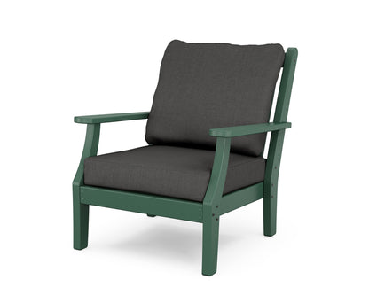Country Living Wovendale Deep Seating Chair in Green / Spectrum Carbon