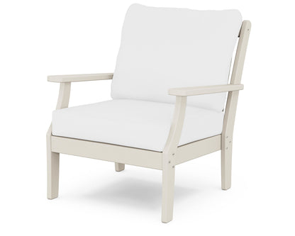 POLYWOOD® Braxton Deep Seating Chair in Sand / Natural