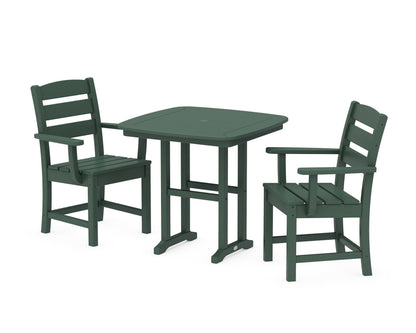 POLYWOOD® Lakeside 3-Piece Dining Set in Green