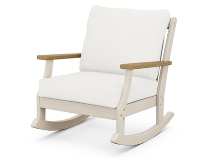 Braxton Deep Seating Rocking Chair - Sand