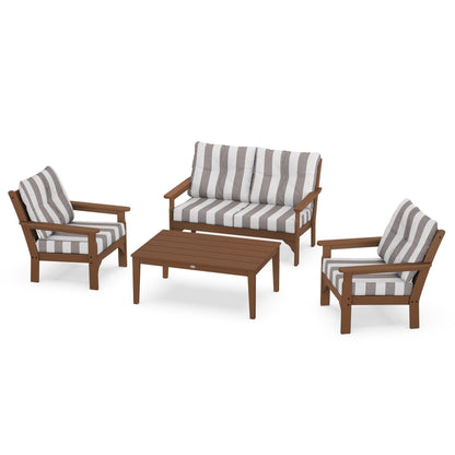 Vineyard 4 Piece Deep Seating Set - Teak