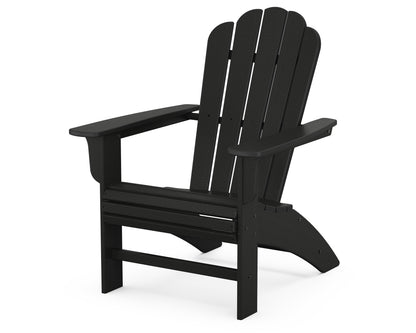 Country Living Cottage Curveback Adirondack Chair in Black