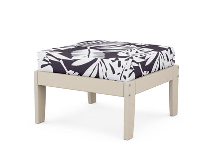 Unbranded Modular Ottoman - Classic in Sand / Leaf Navy