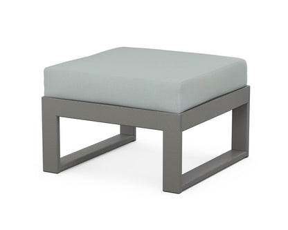 Unbranded Modular Ottoman - Modern in Slate Grey / Spa