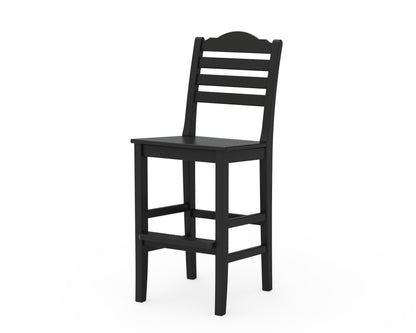Draper James™ by  POLYWOOD® Savannah Bar Side Chair in Black