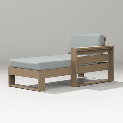 PW Designer Series Latitude Modular Right Arm Chaise in Vintage Sahara / Spa