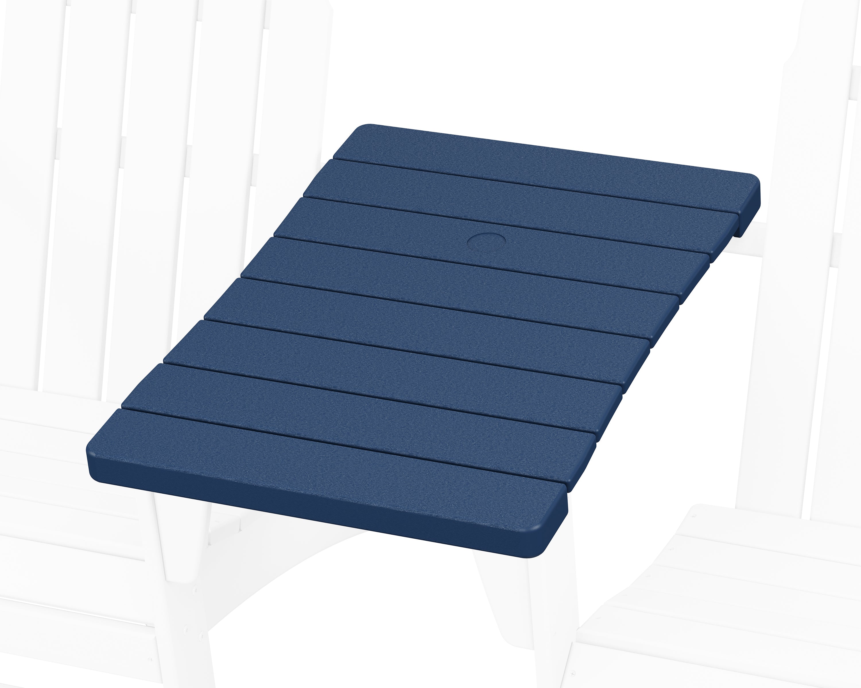 POLYWOOD® 400 Series Straight Adirondack Connecting Table in Navy