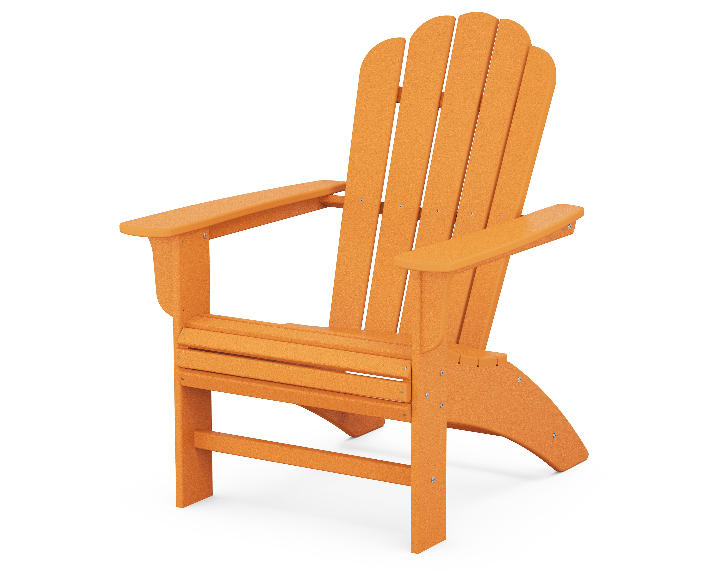 Country Living Cottage Curveback Adirondack Chair in Tangerine