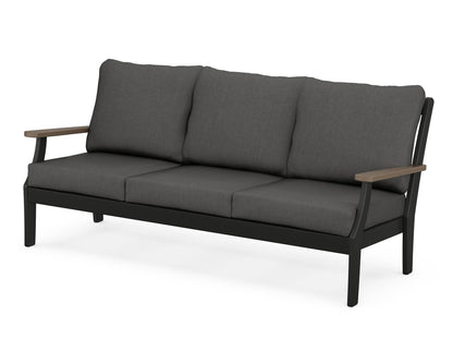 Braxton Deep Seating Sofa - Black