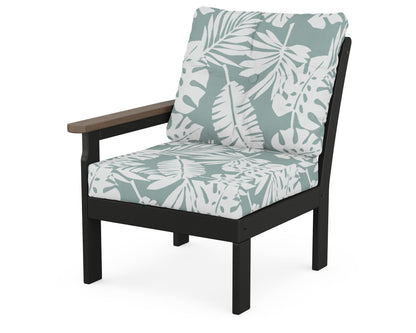 Vineyard Modular Left Arm Chair - Black