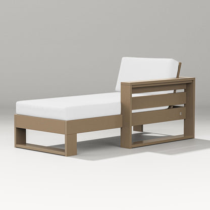 PW Designer Series Latitude Modular Right Arm Chaise in Vintage Sahara / Natural