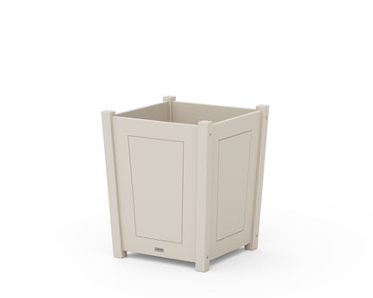 Country Living Country Living Large Tapered Square Short Planter Box in Sand