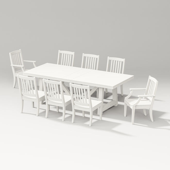 Estate 9-piece A-frame Table Dining Set