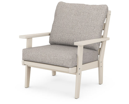 POLYWOOD® Grant Park Deep Seating Chair in Sand / Weathered Tweed
