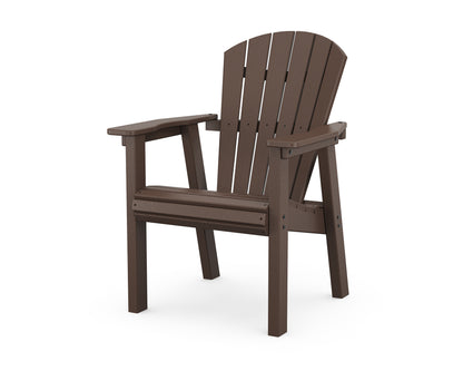 POLYWOOD® Seashell Dining Chair in Mahogany