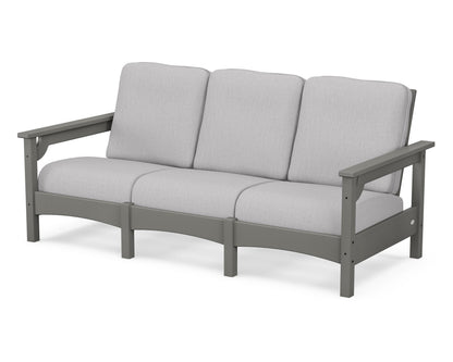 POLYWOOD® Club Sofa in Slate Grey / Granite