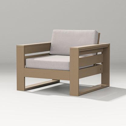 PW Designer Series Latitude Lounge Chair in Vintage Sahara / Dune Burlap