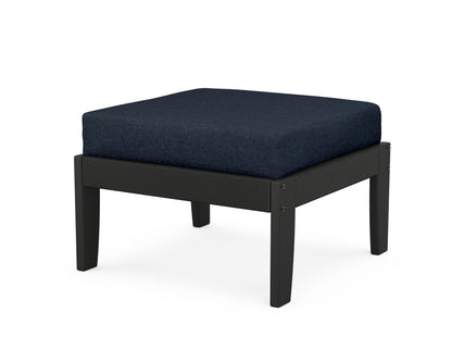 Unbranded Modular Ottoman - Classic in Black / Marine Indigo
